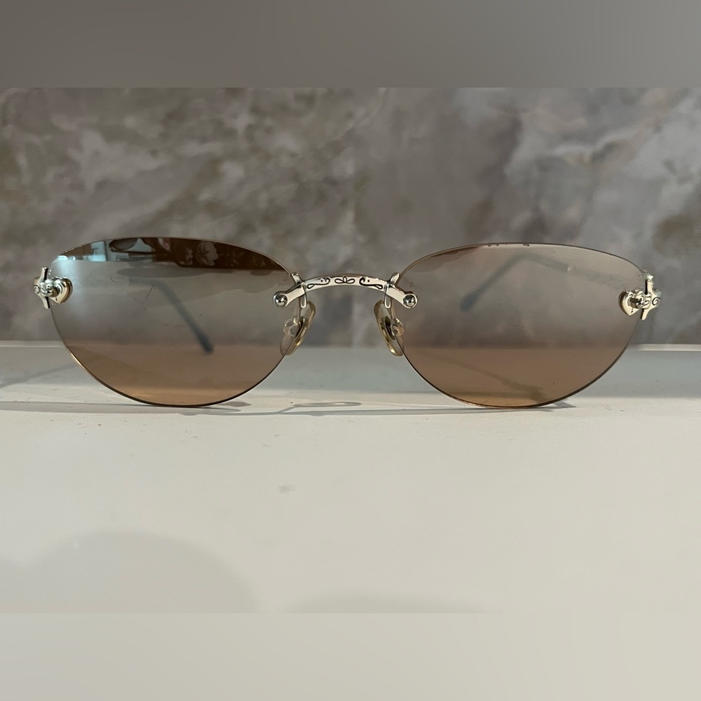 Brighton Silver and Brown Sunglasses